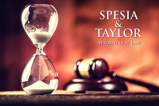 Spesia & Taylor, time limitations on a potential law claim